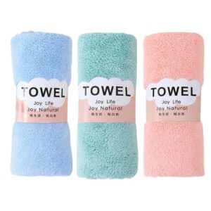 1 Piece Coral Velvet Soft Face Hand Towels (35x75cm) Random Colour