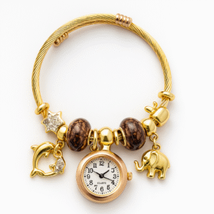 Pandora bracelet with watch for women